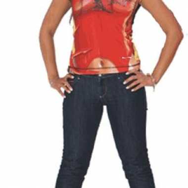 Dames t shirt duivel print carnavalskleding den bosch