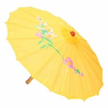 Decoratie parasol china geel carnavalskleding den bosch