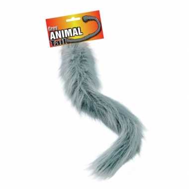 Grijze staart lang carnavalskleding Den Bosch