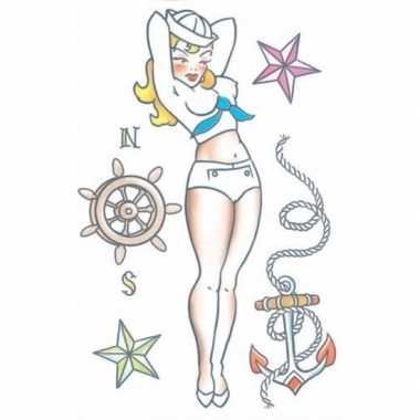 Matroos pin up girl tattoos vel carnavalskleding den bosch