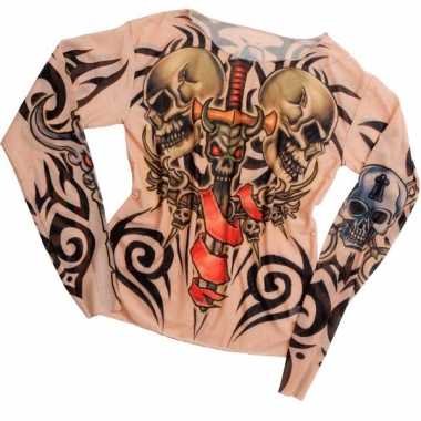 Tattoo shirt heren carnavalskleding Den Bosch