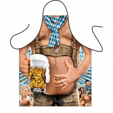Tiroler keukenschort bierbuik carnavalskleding Den Bosch