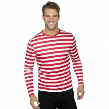 Waar is wally t shirt lange mouw volwassenen carnavalskleding den bos