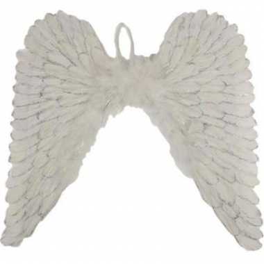 Witte engelen vleugels volwassenen carnavalskleding Den Bosch