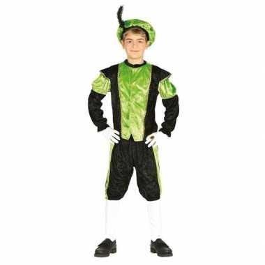 Sinterklaas thema carnavalskleding/carnavalskleding zwart groen kinde