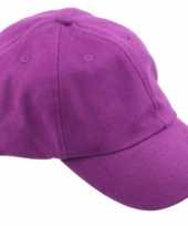 Carnavalskleding baseballcaps paarse kleur