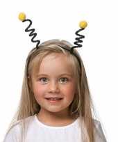 Carnavalskleding bijen haarband geel zwart 10085511