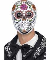 Carnavalskleding day of the dead senor bones masker