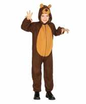 Carnavalskleding dieren onesie beer kinderen