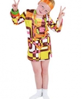 Carnavalskleding disco kinder jurkje