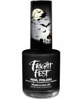 Carnavalskleding feest party nagellak glanzend glimmend zwart ml