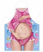 Carnavalskleding fun zwangerschaps schort