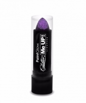 Carnavalskleding glitter lipstick paars 10086574