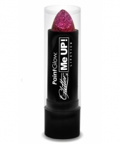 Carnavalskleding glitter lipstick roze 10083835
