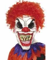 Carnavalskleding halloween clown masker