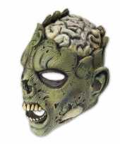 Carnavalskleding halloween masker zombie brain