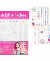 Carnavalskleding metallic tatoeages meisjes vellen 10097849