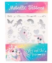 Carnavalskleding metallic tatoeages meisjes vellen 10136106