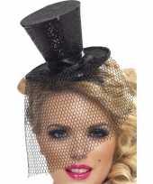 Carnavalskleding mini hoge hoed hoofdband 10099101