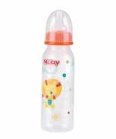 Carnavalskleding oranje nuby baby drinkfles leeuw ml