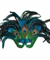 Carnavalskleding paradijsvogel masker