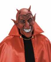 Carnavalskleding rode duivel masker volwassenen