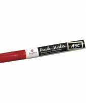 Carnavalskleding rode hobby of knutsel raamstiften