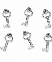 Carnavalskleding sleuteltjes bedeltjes stuks 10082266