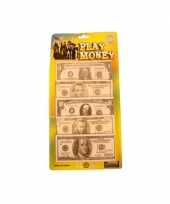 Carnavalskleding speelgeld dollar briefjes stuks