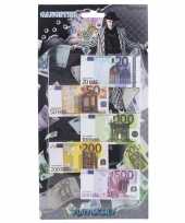Carnavalskleding speelgoed geld euro biljetten setje headercard