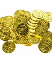 Carnavalskleding speelgoed gouden piraat munten stuks
