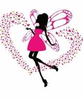 Carnavalskleding tattoo elfje hartjes plak stickers