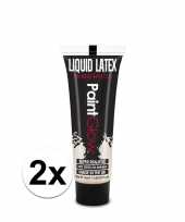 Carnavalskleding vloeibare latex make up ml