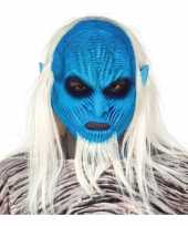 Carnavalskleding white walker horror halloween masker