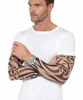 Carnavalskleding x tattoo sleeves tribal volwassenen