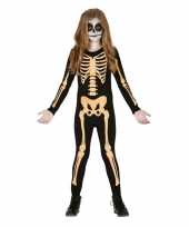 Halloween skelet carnavalskleding kinderen