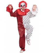 Horror clown carnavalskleding masker