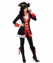 Piraten carnavalskleding kapitein rose dames